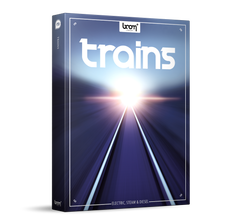 BOOM Trains Stereo Authentic Train Sound Effects Library