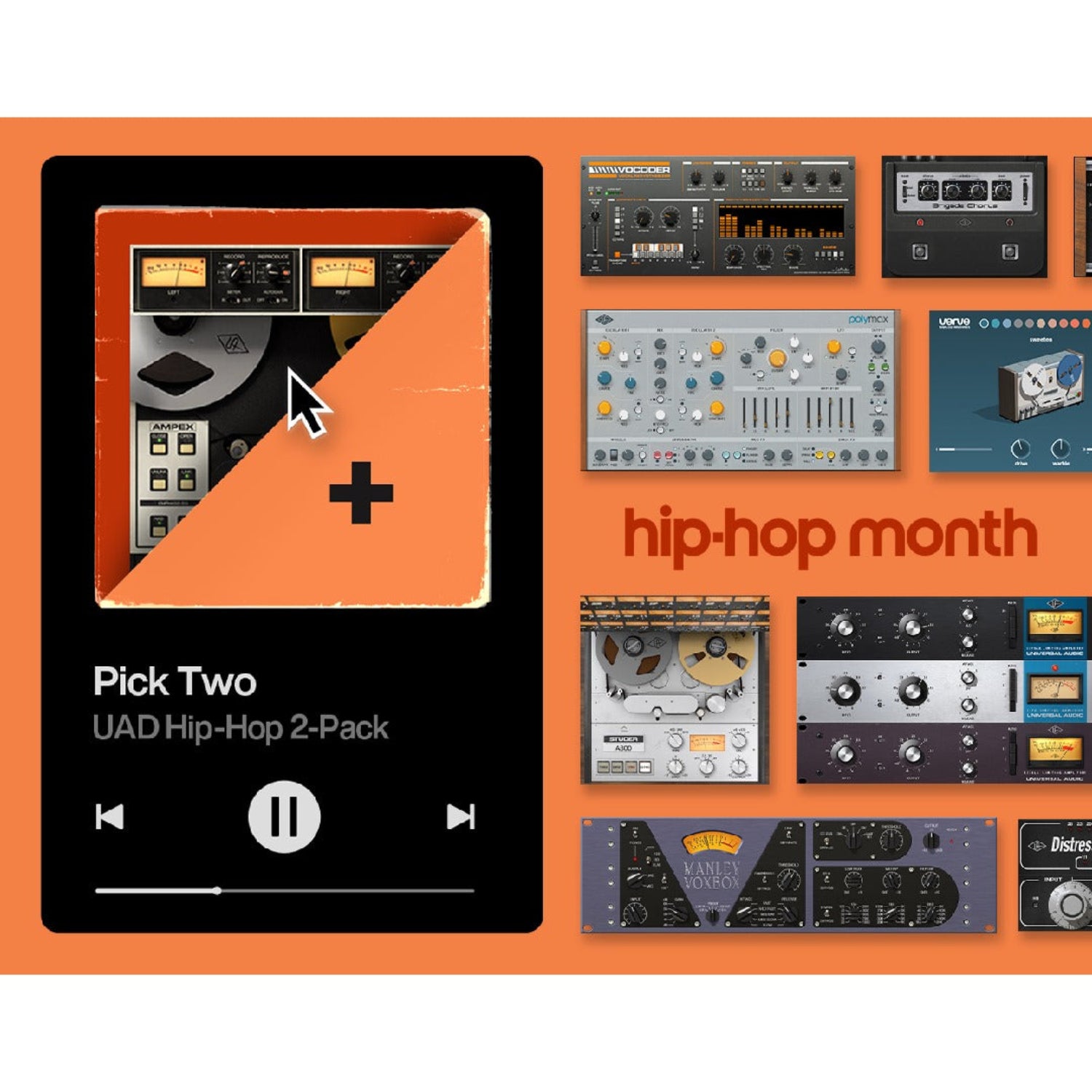 Universal Audio Hip-Hop 2-Pack Plug-In Bundle