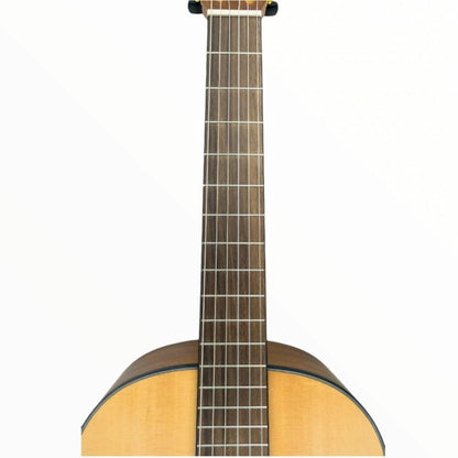 vault classical guitars natural matte vault cl-40 4/4 size premium solid spruce-top classical guitar with gigbag   