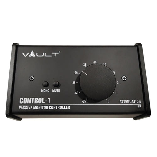 vault studio monitor controllers vault control 1 passive stereo monitor and volume controller