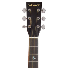 Vault DA60CE Solid Spruce Top Electro Acoustic Guitar with Dual EQ Pickup with Armrest