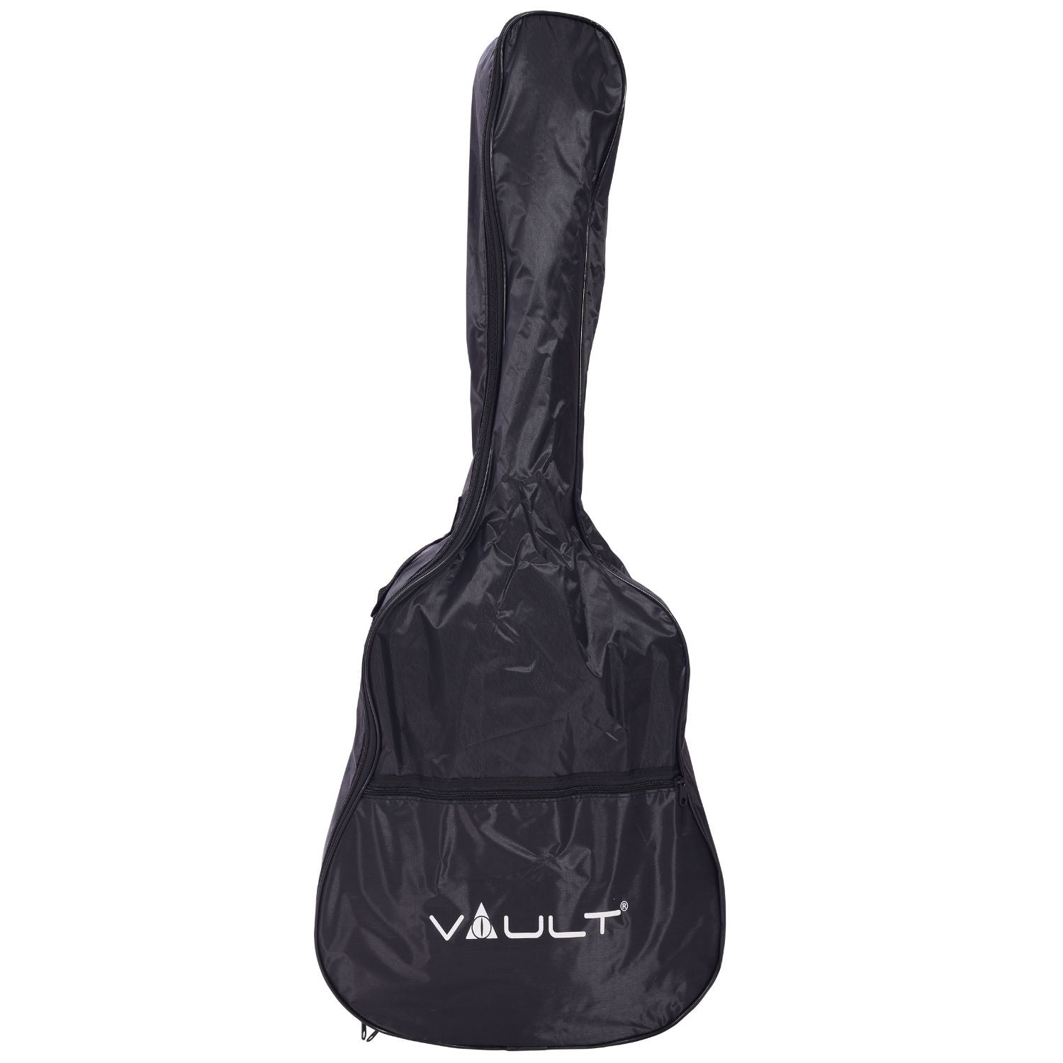 Vault EA20 Guitar Kit with Learn to Play Ebook, Bag, Strings, Straps, Picks, String winder & Polishing Cloth - 40 inch Cutaway Acoustic Guitar