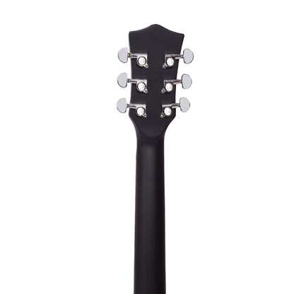 Vault EA20 Guitar Kit with Learn to Play Ebook, Bag, Strings, Straps, Picks, String winder & Polishing Cloth - 40 inch Cutaway Acoustic Guitar