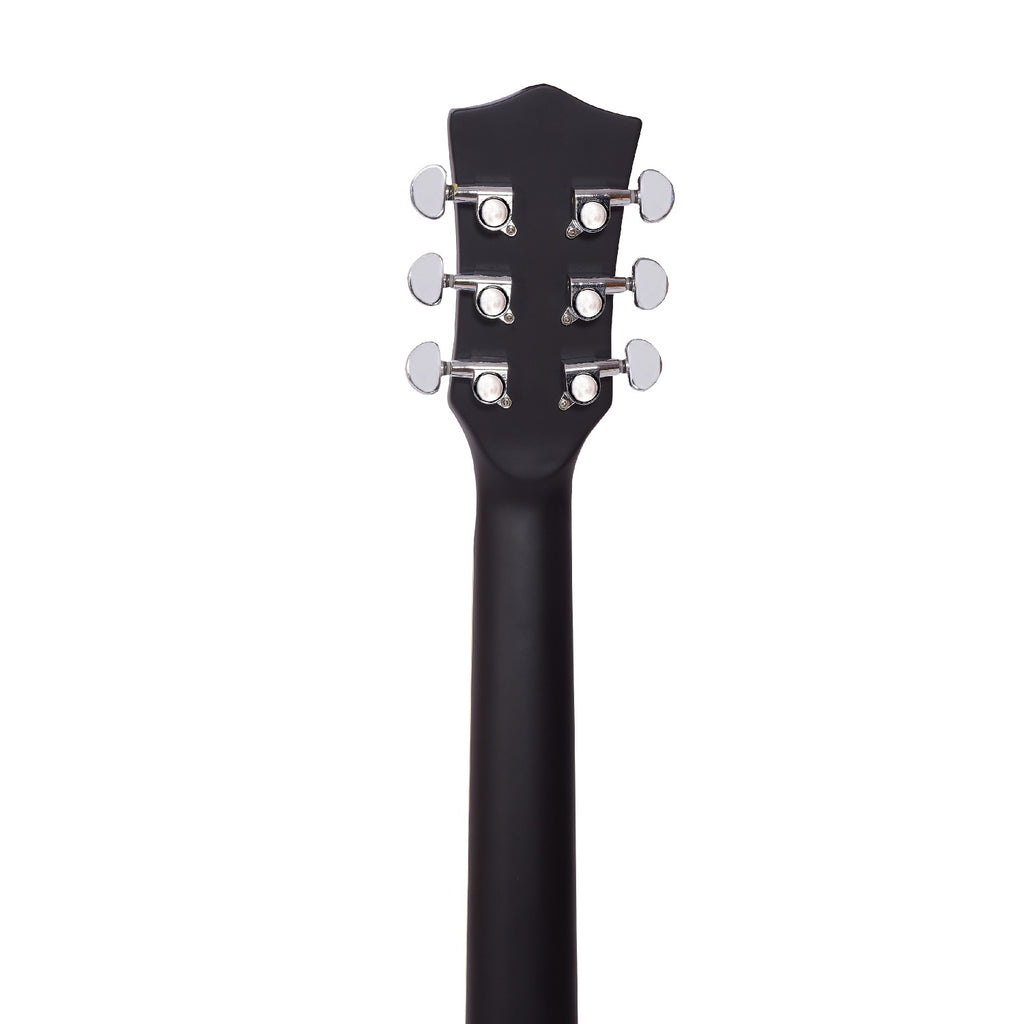 Vault EA20 Guitar Kit with Learn to Play Ebook, Bag, Strings, Straps, Picks, String winder & Polishing Cloth - 40 inch Cutaway Acoustic Guitar