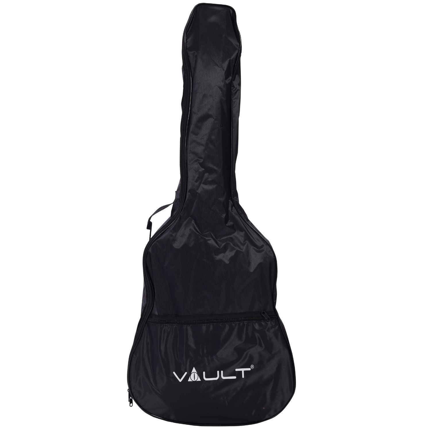Vault EA20 Guitar Kit with Learn to Play Ebook, Bag, Strings, Straps, Picks, String winder & Polishing Cloth - 40 inch Cutaway Acoustic Guitar