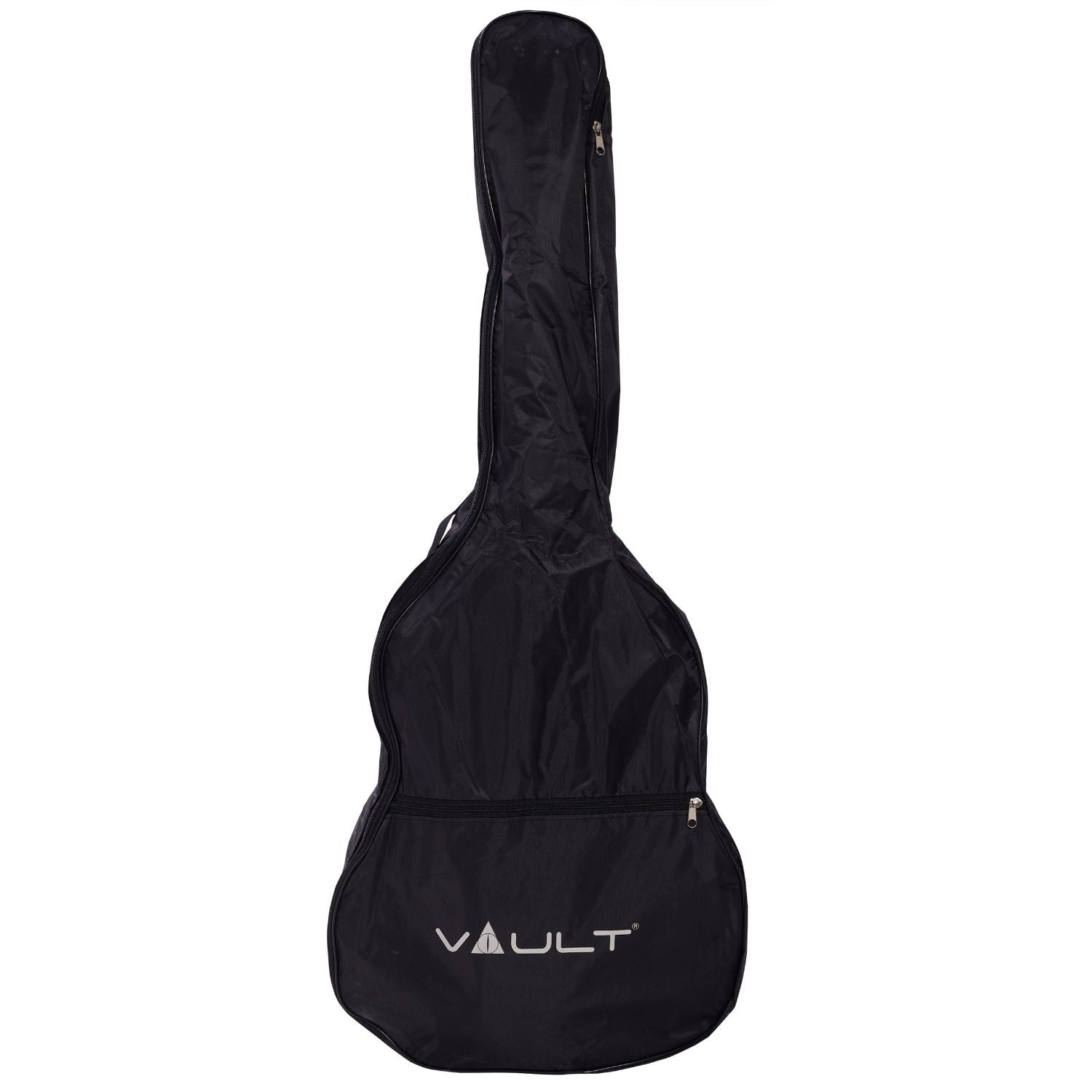 Vault EA20 Guitar Kit with Learn to Play Ebook, Bag, Strings, Straps, Picks, String winder & Polishing Cloth - 40 inch Cutaway Acoustic Guitar