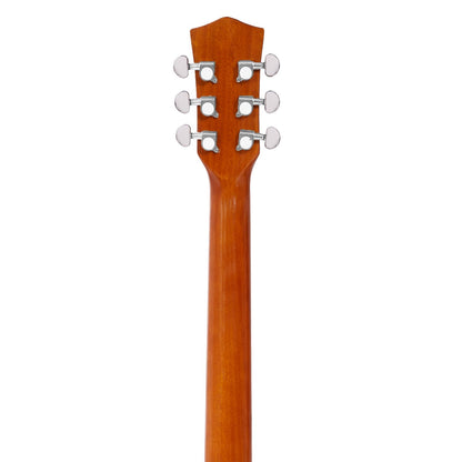 Vault EA20 Guitar Kit with Learn to Play Ebook, Bag, Strings, Straps, Picks, String winder & Polishing Cloth - 40 inch Cutaway Acoustic Guitar