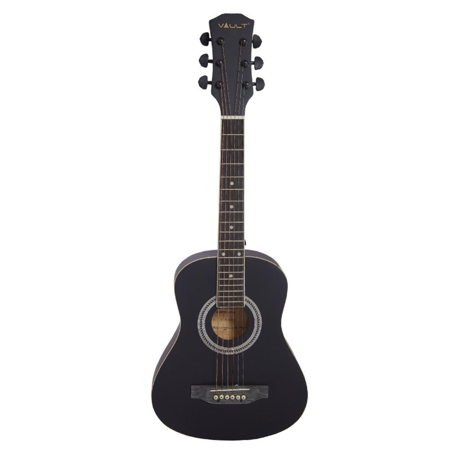 Vault Junior 30 Inch Acoustic Guitar with Truss Rod, Gig-Bag, Strings, Straps, Picks, String Winder, Polishing Cloth & E-Book - Perfect for Kids (Age 5-8 Years)