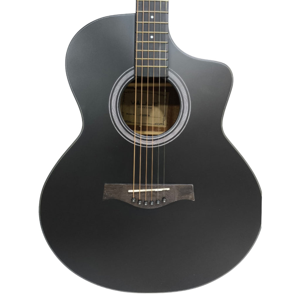 Vault EA40 41 inch Premium Solid Spruce-Top Cutaway Acoustic Guitar