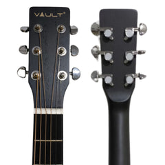 Vault EA40 41 inch Premium Solid Spruce-Top Cutaway Acoustic Guitar