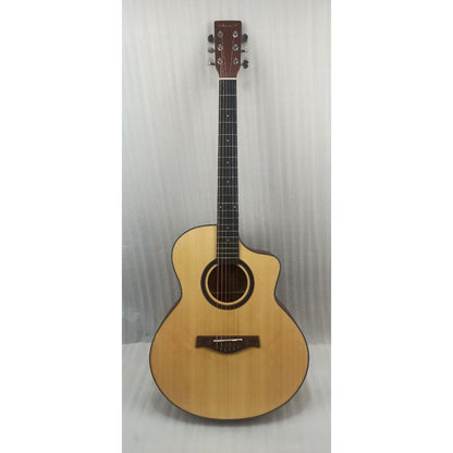 Vault EA40 41 inch Premium Solid Spruce-Top Cutaway Acoustic Guitar - Open Box B Stock