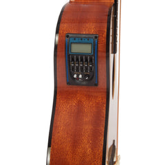 Vault EB40CE 4 String Solid Top Acoustic Bass With EQ and Padded Gigbag - 34" Scale Length