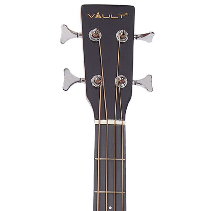 Vault EB40CE 4 String Solid Top Acoustic Bass Guitar With EQ and Padded Gigbag - 34" Scale Length
