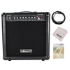 Vault Frenzy 40 Watt Combo Guitar Amplifier with Analog Distortion, Reverb & Delay All Playable Together with Instrument Cable, Polishing Cloth and E Book