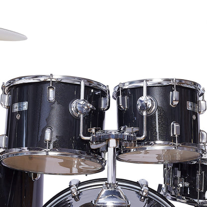 Vault Groover 22" 5-Piece Acoustic Drum Kit with Hardware, Cymbals & Throne