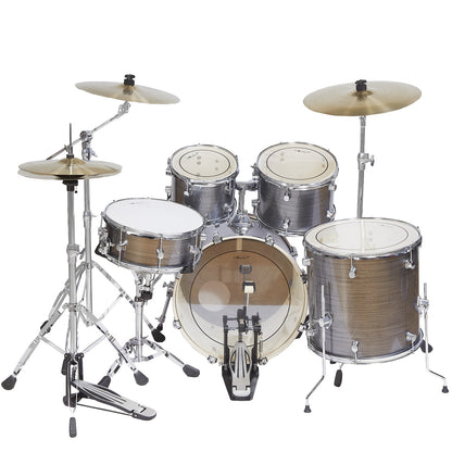 Vault Groover Plus 5-Piece Acoustic Drum Kit with Hardware, Cymbals & Throne