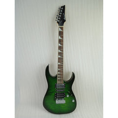 Vault RG1 Soloist Premium Electric Guitar - Transparent Green Burst - Open Box B Stock