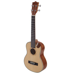 Vault UK-1000TC 26-Inch Solid Spruce Top Premium Semi Cutaway Tenor Ukulele - Open Box