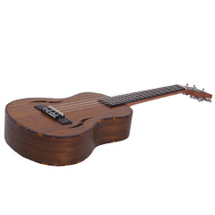 Vault UK-200C 23" Premium Walnut Laminate with Side Soundport Concert Ukulele - Open Box