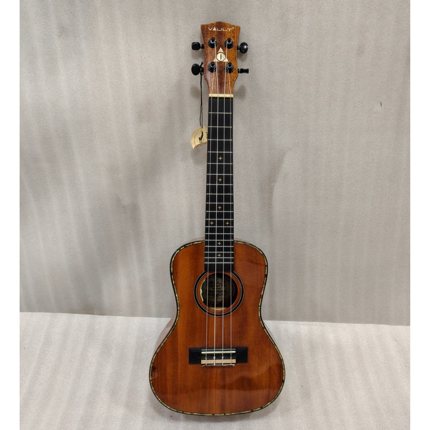 Vault Performer Pro 24" All Solid Mahogany Premium Concert Ukulele  - Open Box B Stock