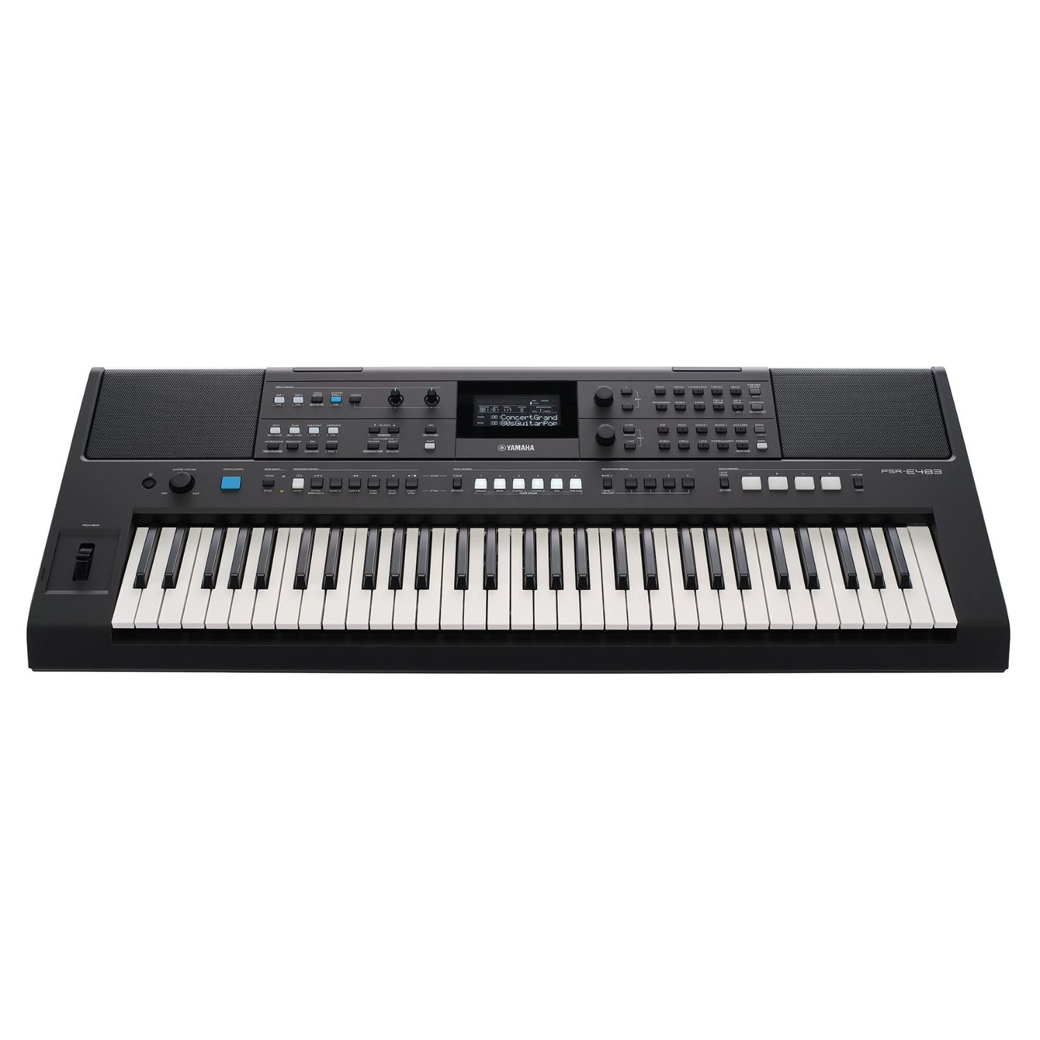 Yamaha PSR‑E483 61-Key Touch-Sensitive Portable Keyboard