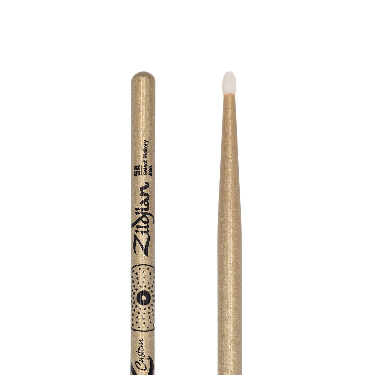 Zildjian Z Custom Limited Edition Nylon Tip Drumstick - 5A Gold Chroma