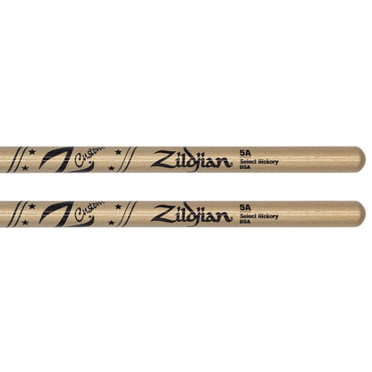 Zildjian Z Custom Limited Edition Wood Tip Drumsticks - 5A Gold Chroma