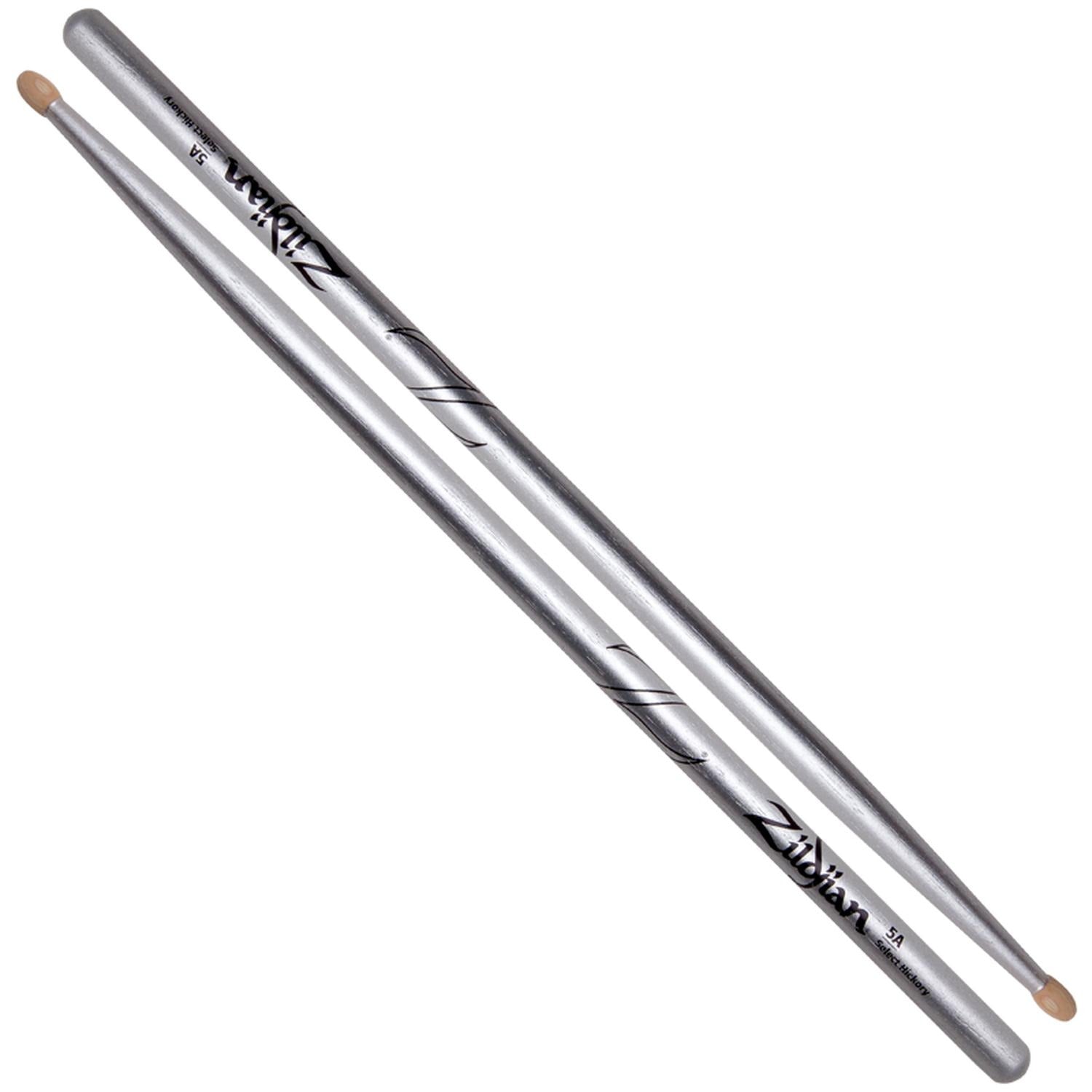 Zildjian Z5ACS 5A Chroma Drumsticks - Metallic Silver