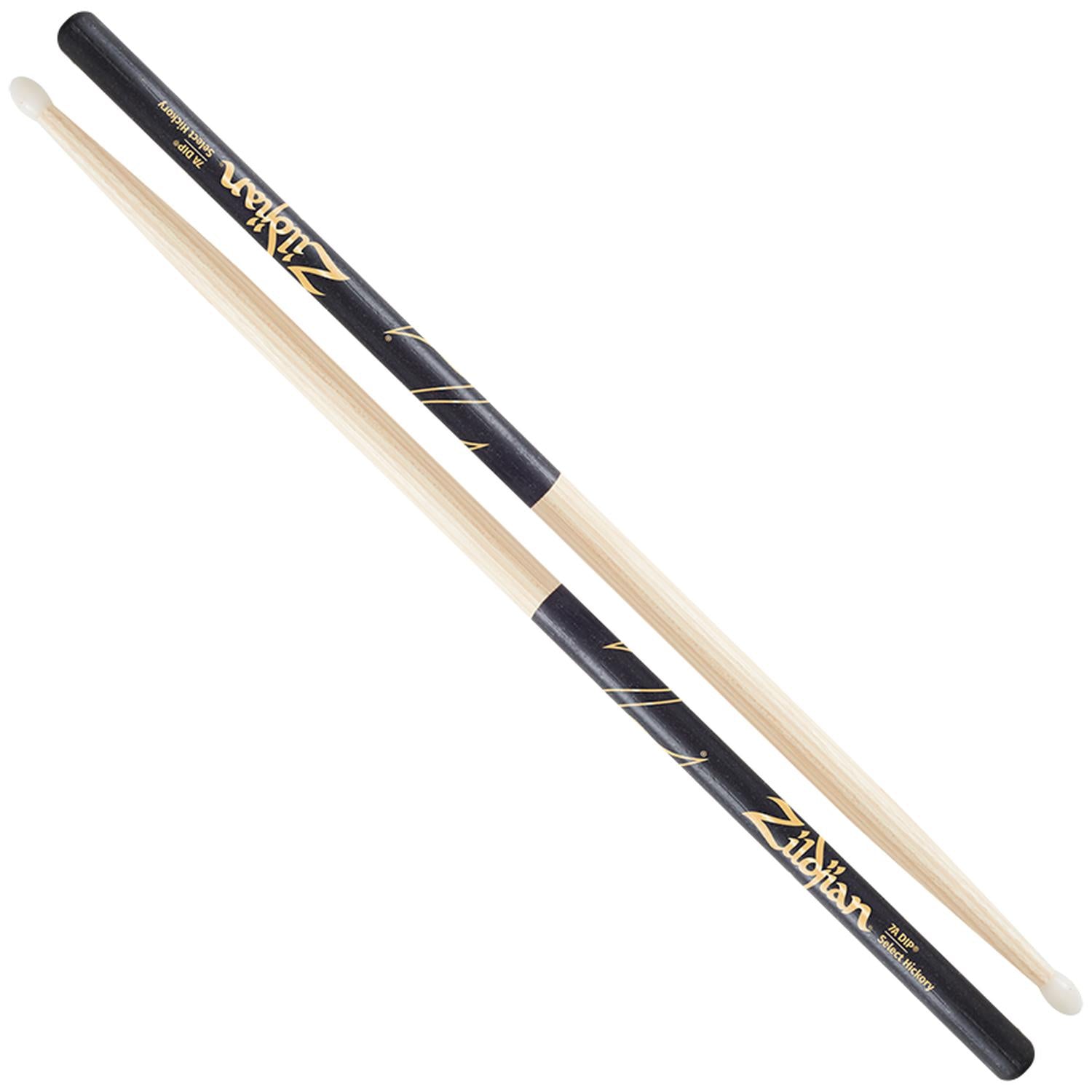 Zildjian Z7AND 7A Nylon Tip Hickory Drumsticks