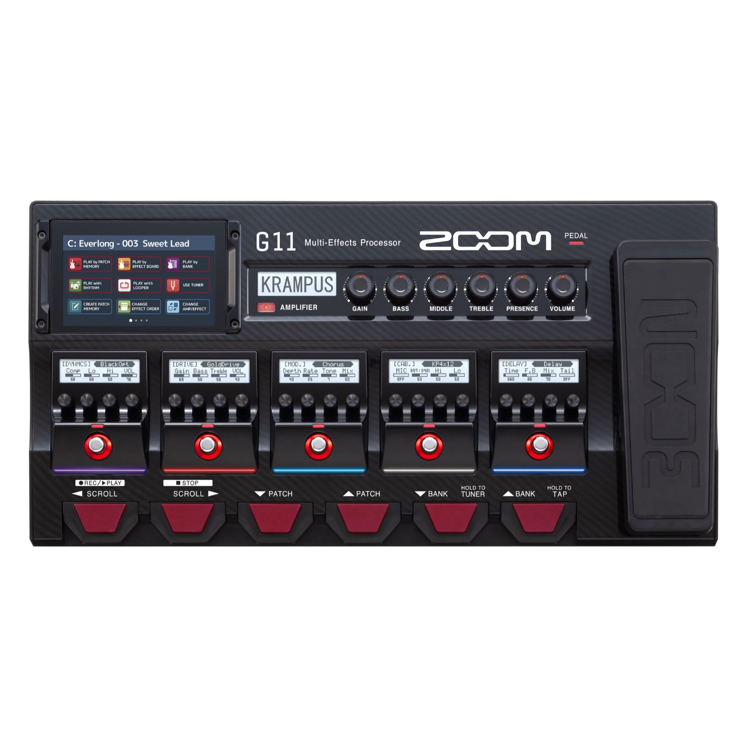 Zoom G11 Multi Effects Processor for Guitars