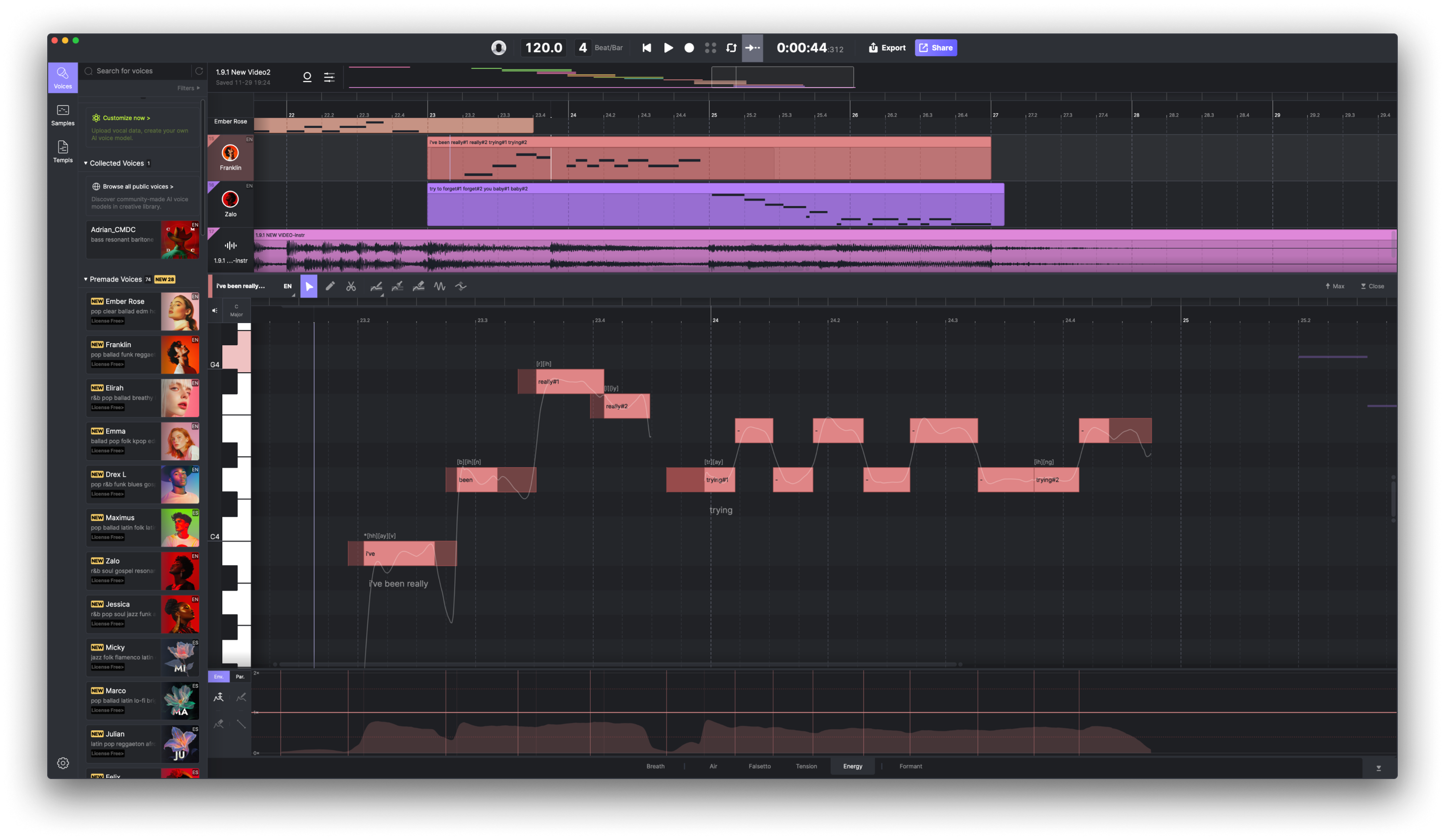 ACE Studio Virtual Instruments ACE Studio Ace Artist Studio 2.0 Lifetime License
