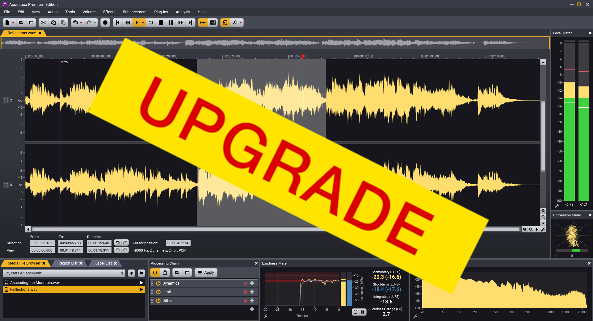 ACON DIGITAL DAW Software Acon Acoustica Standard to Premium Multi-track Audio Editor upgrade – Professional Audio Software & Plugin