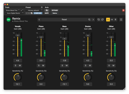 ACON DIGITAL Virtual Processors Acon Remix: Remix Plugin