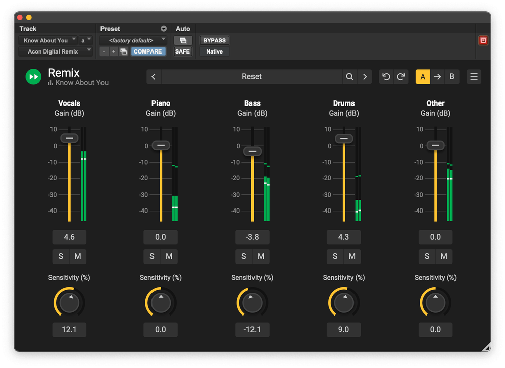ACON DIGITAL Virtual Processors Acon Remix: Remix Plugin