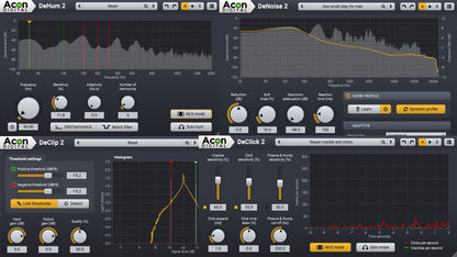ACON DIGITAL Virtual Processors Acon Restoration Suite 2 Audio Restoration Plugin Bundle