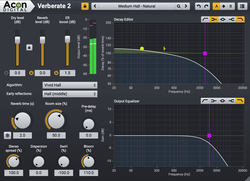 ACON DIGITAL Virtual Processors Acon Verberate 2 Convolution Reverb