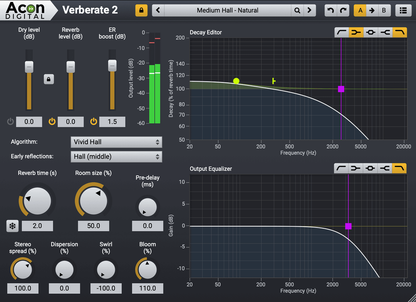 ACON DIGITAL Virtual Processors Acon Verberate 2 Convolution Reverb