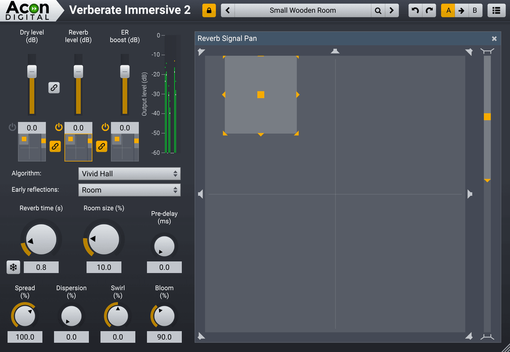 ACON DIGITAL Virtual Processors Acon Verberate 2 Immersive Immersive Reverb