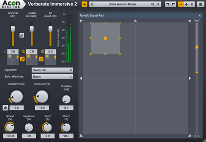 ACON DIGITAL Virtual Processors Acon Verberate 2 Immersive Immersive Reverb
