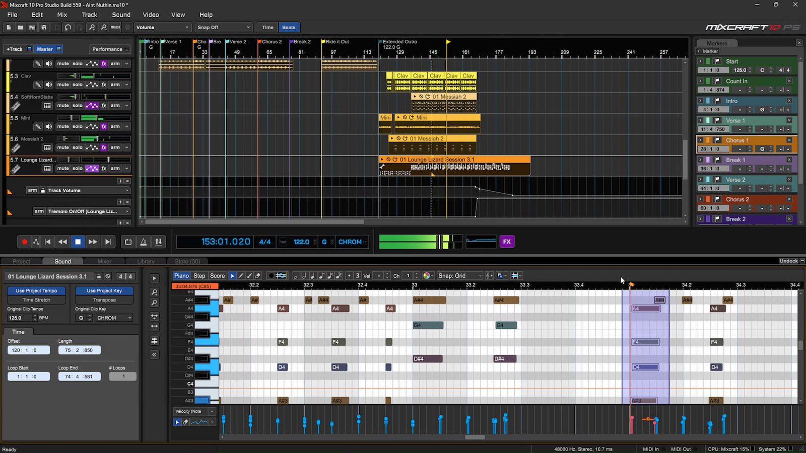 Acoustica DAW Software Acoustica Mixcraft 10.5 Pro Studio Professional Multi-Track Recording Suite
