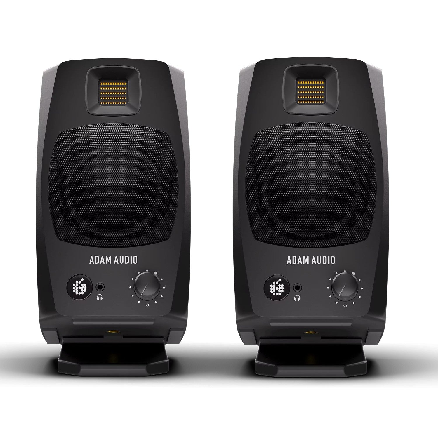ADAM Audio Desktop Monitors Adam Audio D3V Active Desktop Monitoring - Pair - Black