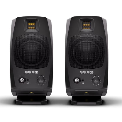 ADAM Audio Desktop Monitors Adam Audio D3V Active Desktop Monitoring - Pair - Black