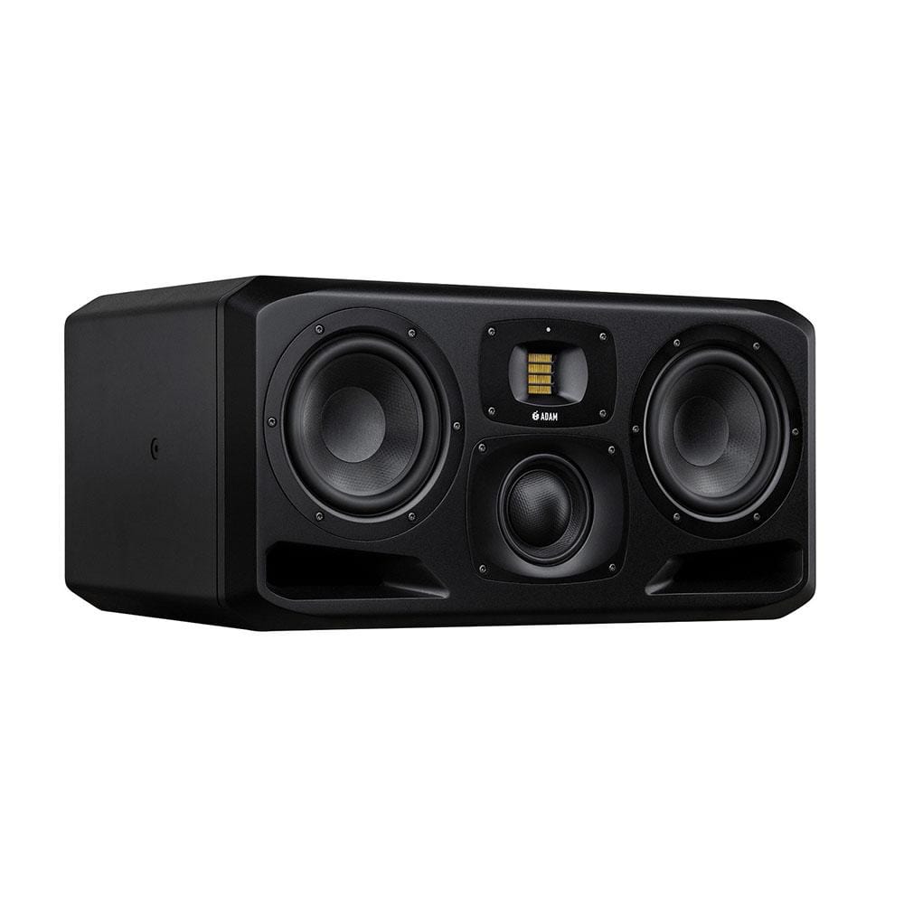 adam audio monitor speakers adam audio s3h active 3 way mid-field studio monitor - single