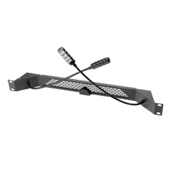 Adam Hall DJ Racks & Stands Adam Hall 19" Parts Dual Gooseneck RGB and White COB LED Rack Light