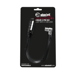 Adam Hall Light Stands Adam Hall Angled 3 Pin XLR Gooseneck Light Stands with 4 COB Leds