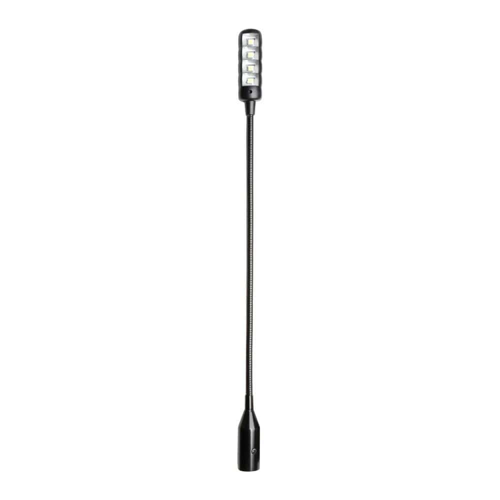 Adam Hall Light Stands Adam Hall Sled 3-Pin XLR Gooseneck Light Stands with 4 COB Leds