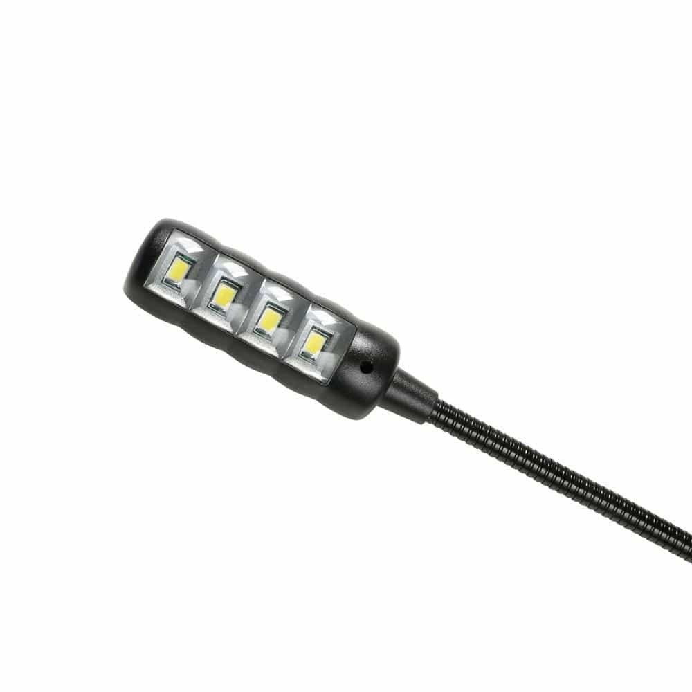 Adam Hall Light Stands Adam Hall Sled 3-Pin XLR Gooseneck Light Stands with 4 COB Leds