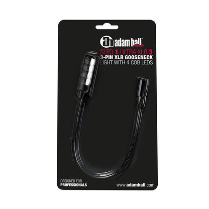Adam Hall Light Stands Adam Hall Sled 3-Pin XLR Gooseneck Light Stands with 4 COB Leds