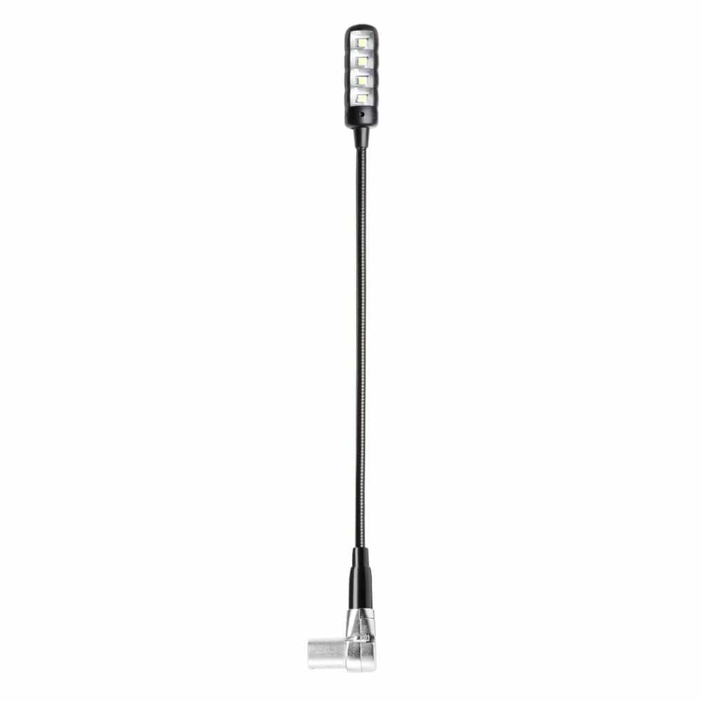 Adam Hall Light Stands Adam Hall Sled Angled 4 Pin XLR Gooseneck Light Stands with 4 COB Leds
