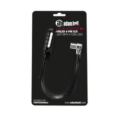 Adam Hall Light Stands Adam Hall Sled Angled 4 Pin XLR Gooseneck Light Stands with 4 COB Leds